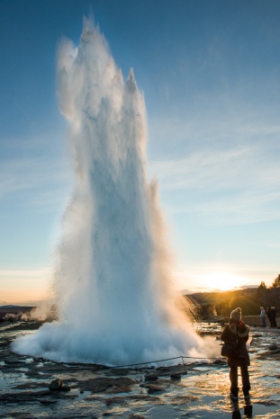 Geysir, the original one, where we get the word "Geyser" from!